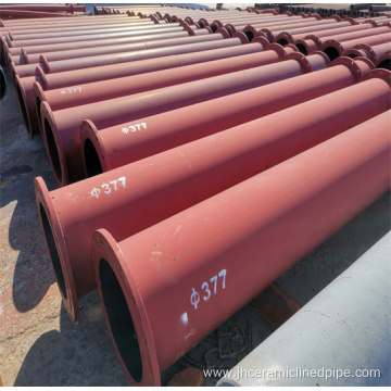 Self-propagating ceramic pipe - Abrasion resistant pipe